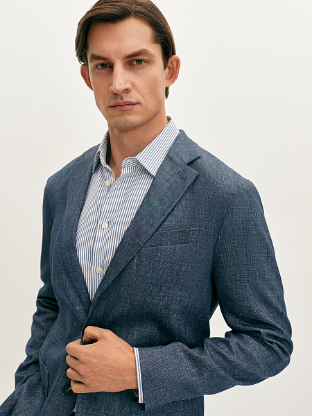 Пиджак со льном