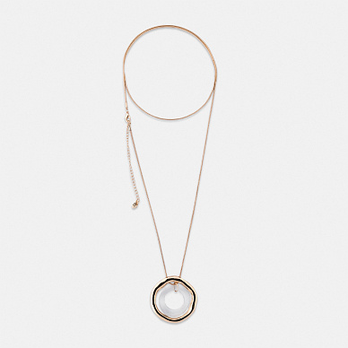 Золотистый кулон