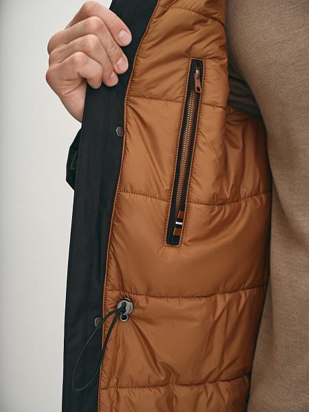 Куртка-парка утепленная на молнии