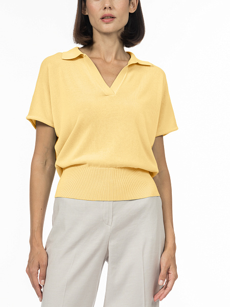 Поло из уникальной пряжи