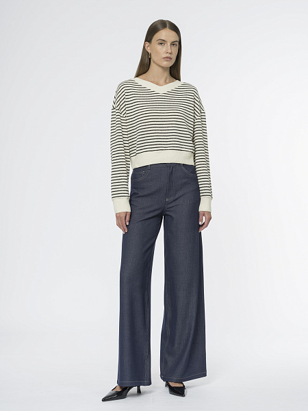 Джинсы из эластичной вискозной ткани