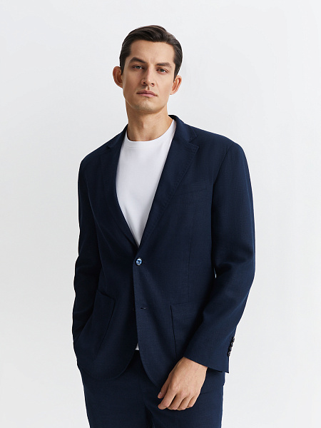 Пиджак со льном