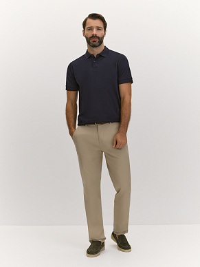 Поло из хлопкового трикотажа