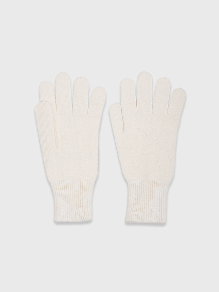 Перчатки вязаные с ангорой