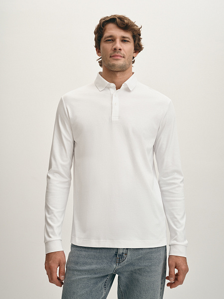 Поло из мерсеризованного хлопка