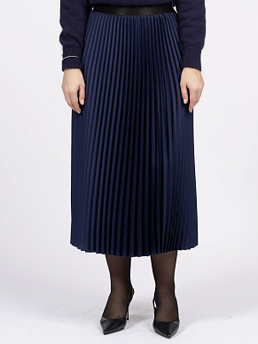 Юбка А-силуэта с эффектом гофре