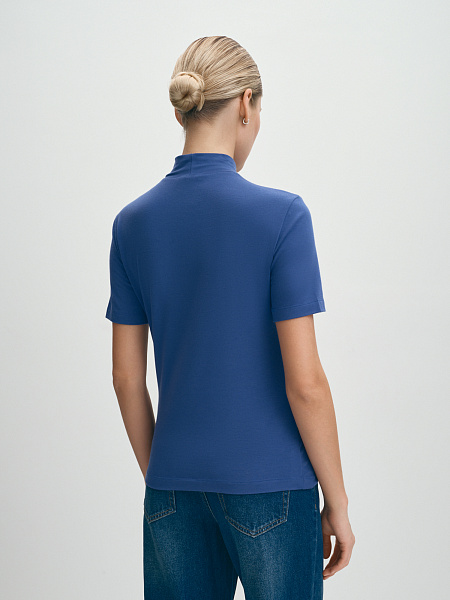 Базовая водолазка с коротким рукавом