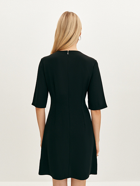 Платье с асимметричными драпировками