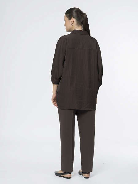 Зауженные укороченные брюки