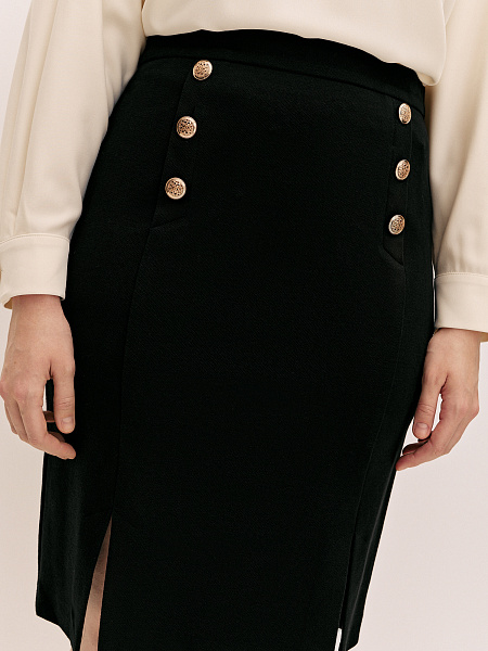 Юбка-карандаш с разрезами