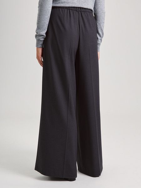 Брюки со стрелками из костюмной ткани