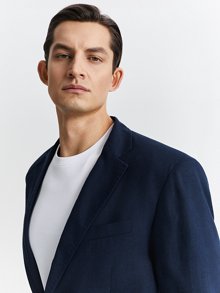 Пиджак со льном