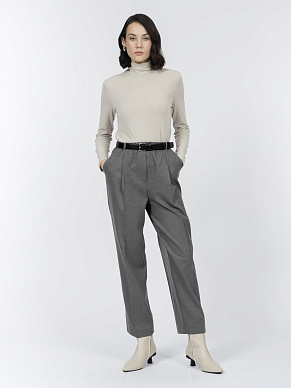 Брюки из костюмной ткани с шерстью