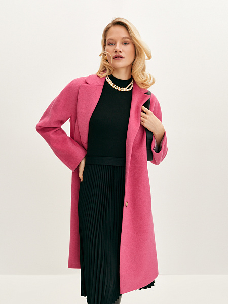 Пальто из овечьей шерсти 