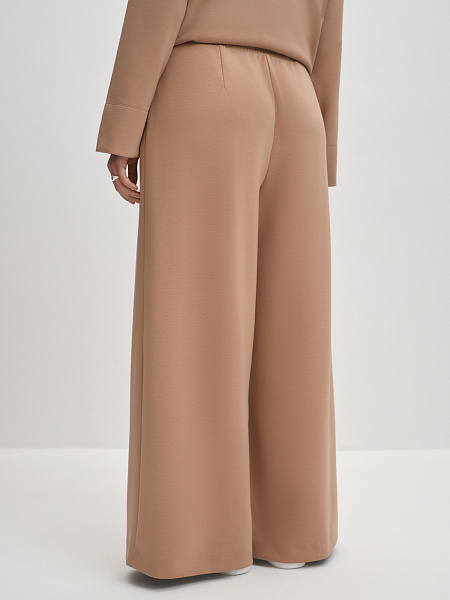 Трикотажные брюки палаццо