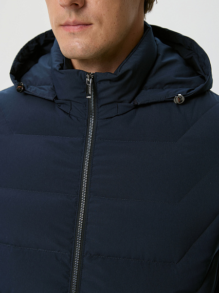 Короткая куртка с утеплителем пух/перо